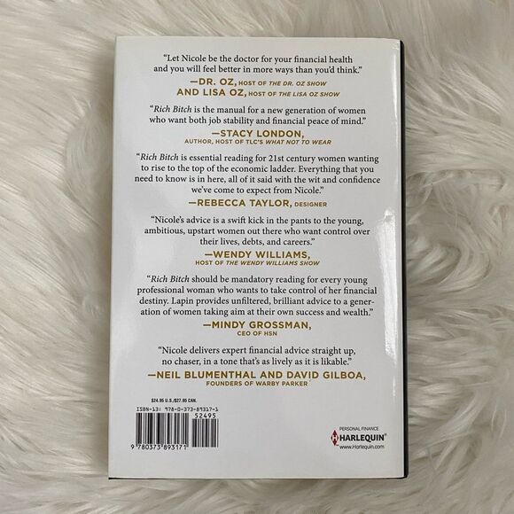 Rich B*tch by Nicole Lapin Hardcover Book - Picture 2 of 4